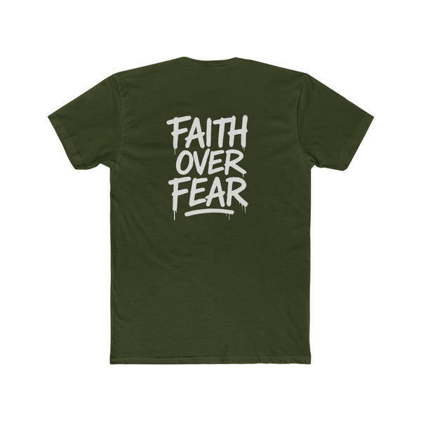 Faith Over Fear Men's Christian Tee