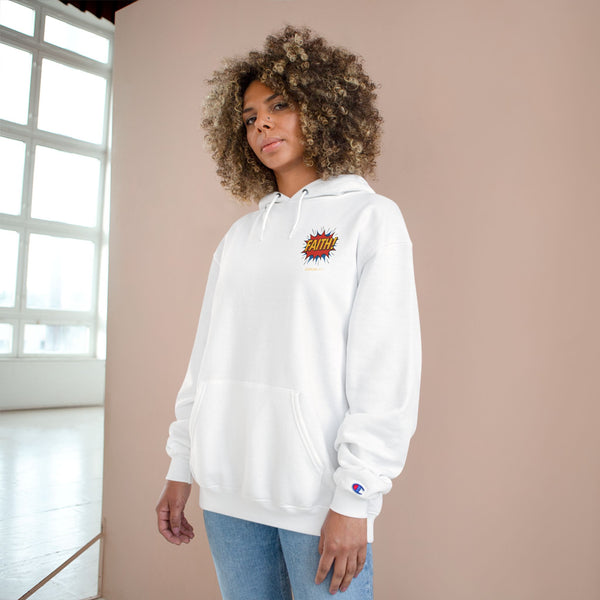Faith! Graphic Hoodie — Bold Retro Comic Faith Sweatshirt