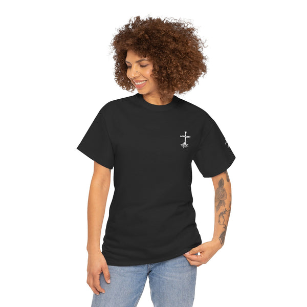 Rooted in Christ, Women's Heavy Cotton Tee