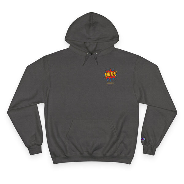 Faith! Graphic Hoodie — Bold Retro Comic Faith Sweatshirt