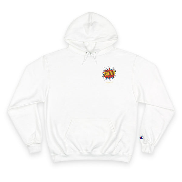 Faith! Graphic Hoodie — Bold Retro Comic Faith Sweatshirt