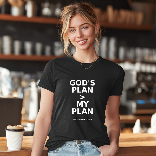 Christian Faith Women's Tee - God's Plan >My Plan Softstyle T-Shirt