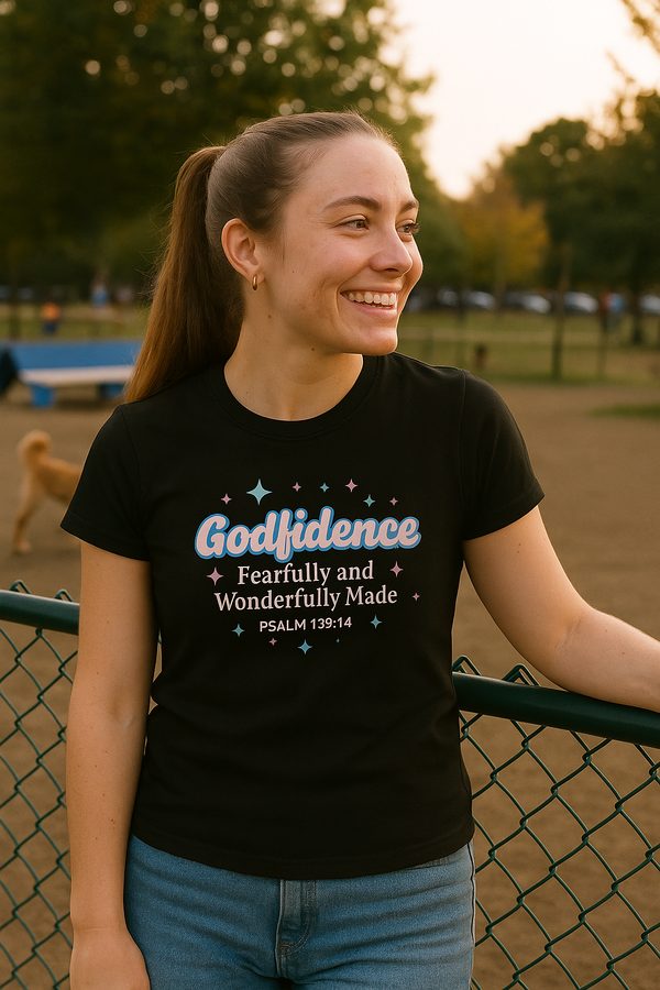 GODFIDENCE – Retro Style Women’s Softstyle T-Shirt