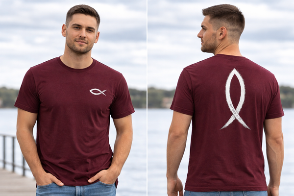 Men's Follow Me — Matthew 4:19 Tee