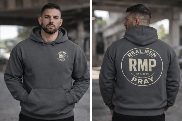 Real Men Pray™ Men’s Hoodie - Men's NUBLEND® Hooded Sweatshirt
