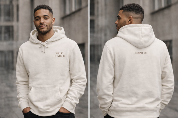 WALK HUMBLE™ Men’s Premium Hoodie – Micah 6:8