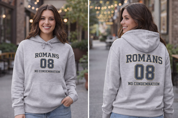 Romans 8 “No Condemnation” Women’s Hoodie