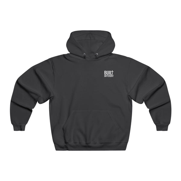 Built Different Hoodie — 'Built Different' Graphic Pullover for Men