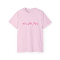 Load image into Gallery viewer, Women’s “Love Like Jesus” T-Shirt – Minimal Christian Graphic Tee