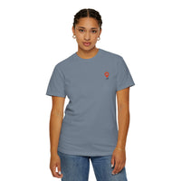 Load image into Gallery viewer, Red waypoint, WAS LOST GOT FOUND, Women's Garment Dyed Tee