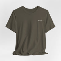 Load image into Gallery viewer, Unashamed Vertical Back Print Tee – Christian Scripture Romans 1:16 Shirt