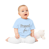 Prayed For Baby Tee — Christian Infant Shirt | Spiritual Newborn Gift