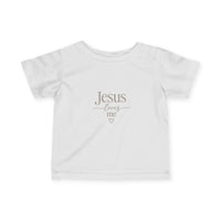 Infant Tee — "Jesus Loves Me" Christian Baby Shirt