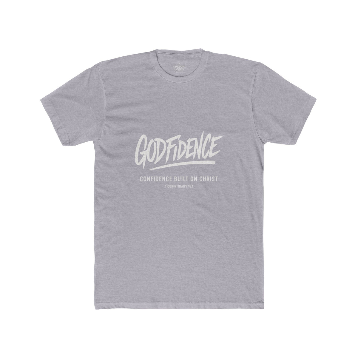 Godfidence Unisex Cotton Crew Tee for Men & Women