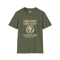 Load image into Gallery viewer, LIONS DON’T LOSE SLEEP Men’s Softstyle T-Shirt