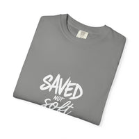 Load image into Gallery viewer, SAVED NOT SOFT – Men’s Comfort Colors Garment-Dyed T-Shirt