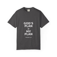 Load image into Gallery viewer, Men&#39;s Tee - God&#39;s Plan &gt; My Plan Casual T-shirt - Proverbs 3:5-6

