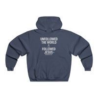 Load image into Gallery viewer, UNFOLLOWED THE WORLD – FOLLOWED JESUS, JERZEES NuBlend®, Men’s Hoodie