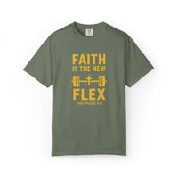 Load image into Gallery viewer, FAITH IS THE NEW FLEX – Men’s Comfort Colors Garment-Dyed T-Shirt