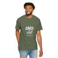 Load image into Gallery viewer, SAVED NOT SOFT – Men’s Comfort Colors Garment-Dyed T-Shirt
