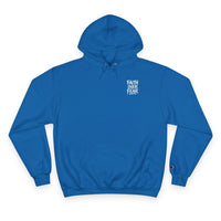 Load image into Gallery viewer, Faith Over Fear Hoodie — Inspirational Graphic Champion Hoodie