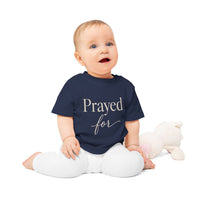 Prayed For Baby Tee — Christian Infant Shirt | Spiritual Newborn Gift