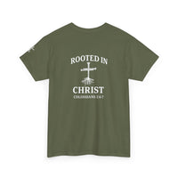 Load image into Gallery viewer, Rooted in Christ, Women's Heavy Cotton Tee