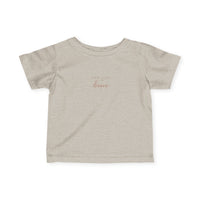 Infant Tee — God says, I Am Brave (Joshua 1:9) Baby Shirt