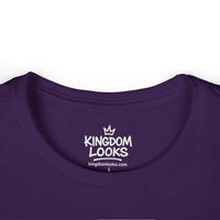 Load image into Gallery viewer, Christian Cross Women's Tee — 'Rooted in Christ' Faith Graphic Shirt