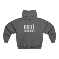 Built Different Hoodie — 'Built Different' Graphic Pullover for Men