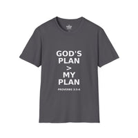 Load image into Gallery viewer, Christian Faith Women&#39;s Tee - God&#39;s Plan &gt;My Plan Softstyle T-Shirt
