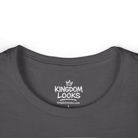 Load image into Gallery viewer, Women's Tee — Gold Footprints Minimal Back Graphic