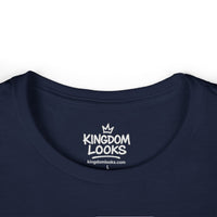 Load image into Gallery viewer, Christian Cross Women's Tee — 'Rooted in Christ' Faith Graphic Shirt