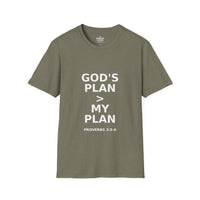 Christian Faith Women's Tee - God's Plan >My Plan Softstyle T-Shirt