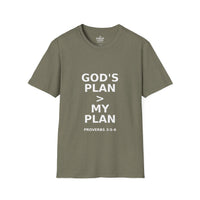 Load image into Gallery viewer, Christian Faith Women&#39;s Tee - God&#39;s Plan &gt;My Plan Softstyle T-Shirt
