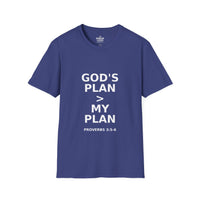 Christian Faith Women's Tee - God's Plan >My Plan Softstyle T-Shirt