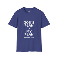 Load image into Gallery viewer, Christian Faith Women&#39;s Tee - God&#39;s Plan &gt;My Plan Softstyle T-Shirt

