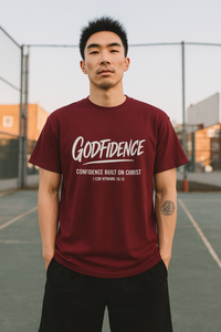 Load image into Gallery viewer, Godfidence Unisex Cotton Crew Tee for Men &amp; Women
