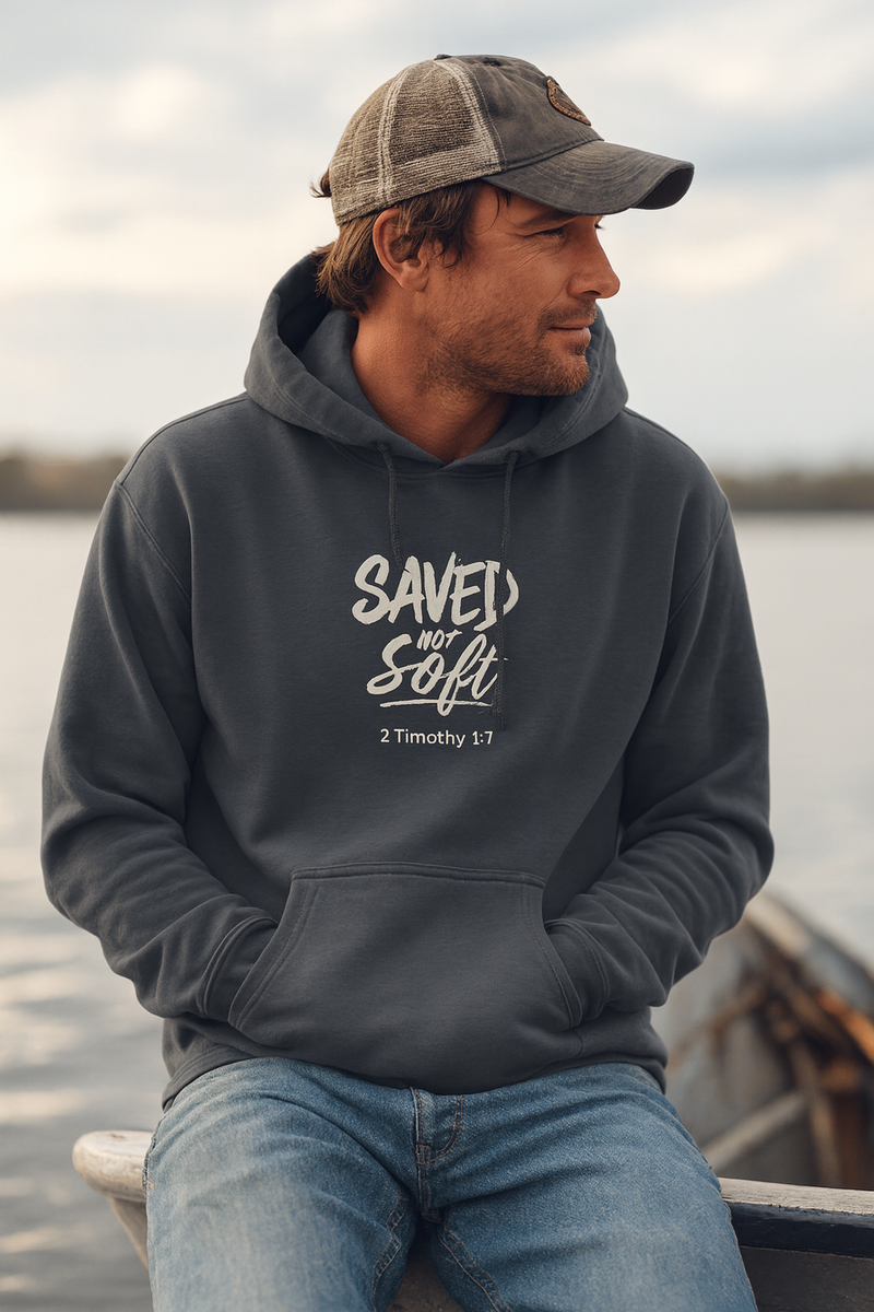 SAVED NOT SOFT – Men’s NuBlend® Hoodie