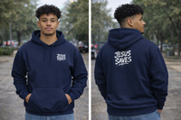 Load image into Gallery viewer, Jesus Saves Christian Faith Hoodie - Graffiti Script