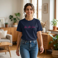 Load image into Gallery viewer, Women’s “Love Like Jesus” T-Shirt – Minimal Christian Graphic Tee