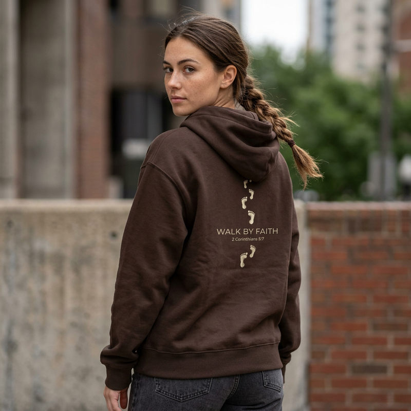 WALK BY FAITH – 2 Corinthians 5:7 Women’s Hoodie