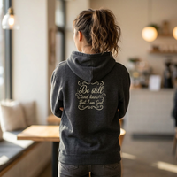 Load image into Gallery viewer, Be Still – Psalm 46:10 Women’s Hoodie