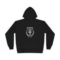 Load image into Gallery viewer, Marked &amp; Set Apart Hoodie — Christian Cross Faith Graphic Pullover