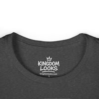 Load image into Gallery viewer, Christian Cross Women's Tee — 'Rooted in Christ' Faith Graphic Shirt