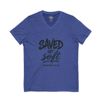 Load image into Gallery viewer, SAVED NOT SOFT – Women’s V-Neck Tee