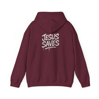 Load image into Gallery viewer, Jesus Saves Christian Faith Hoodie - Graffiti Script
