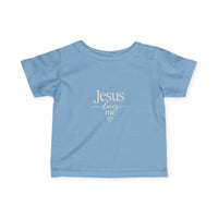 Infant Tee — "Jesus Loves Me" Christian Baby Shirt