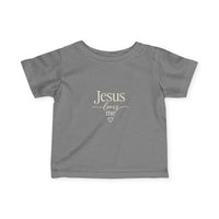 Infant Tee — "Jesus Loves Me" Christian Baby Shirt