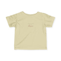 Infant Tee — God says, I Am Brave (Joshua 1:9) Baby Shirt